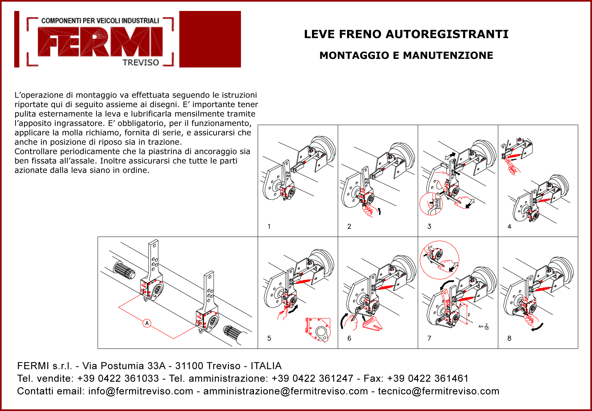 Montaggio_e_Manutenzione_Leve_Freno_Registrabili-Fermi-Treviso